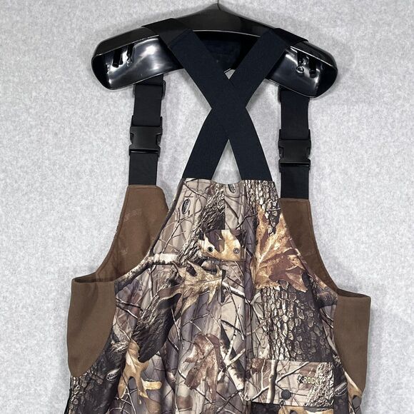 ProHunter Gear By Rocky Bibs Mens‎ XLarge Camo RealTree Hardwoods Thinsulate - Picture 5 of 16